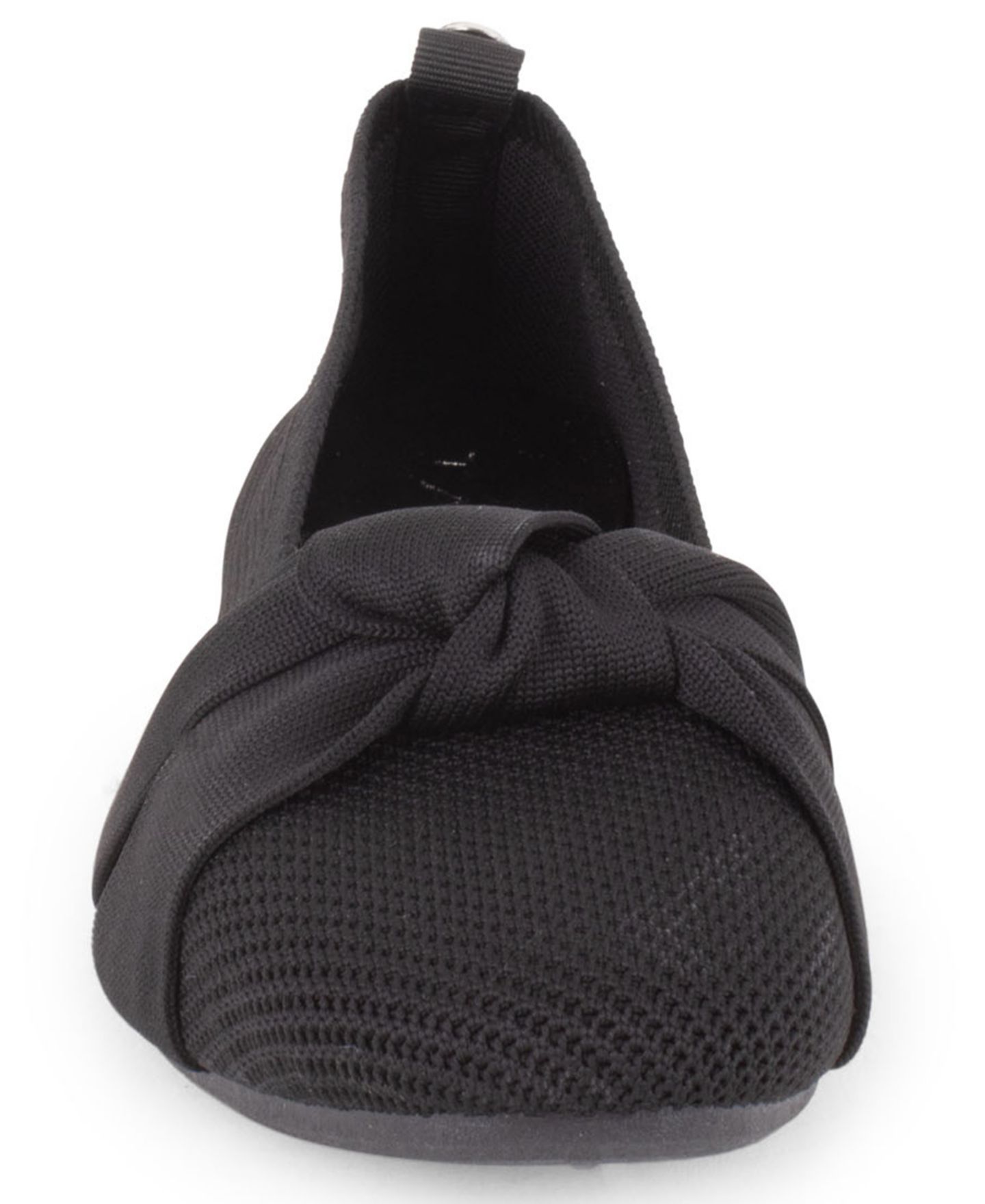 Женские балетки Tahari Lorient Knit Slip-On Flats, цвет: Чёрный — фото 6