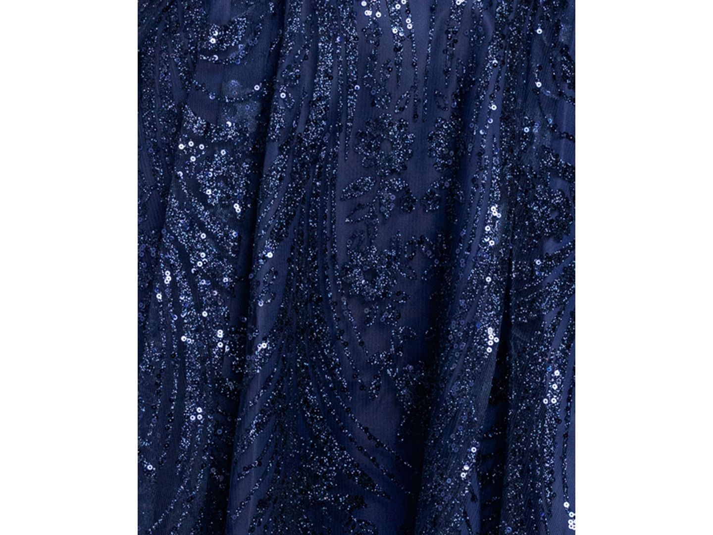 Женское платье Blondie Nites Juniors' Cowl Neck Sleeveless Mini, цвет: Тёмно-синий — фото 6