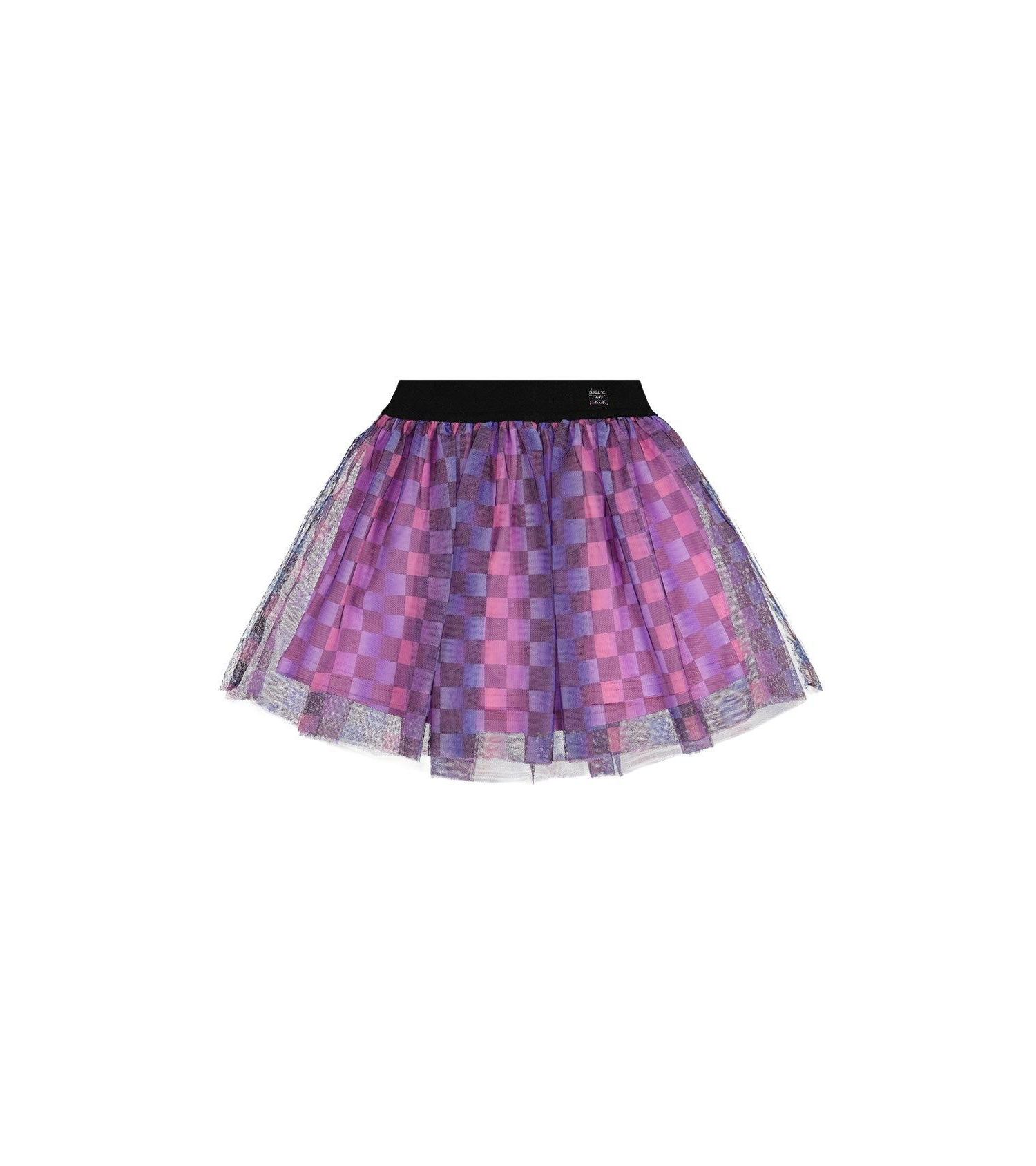 Little and Big Girl ( size 6 to 12 ) Skirt Checkered Print