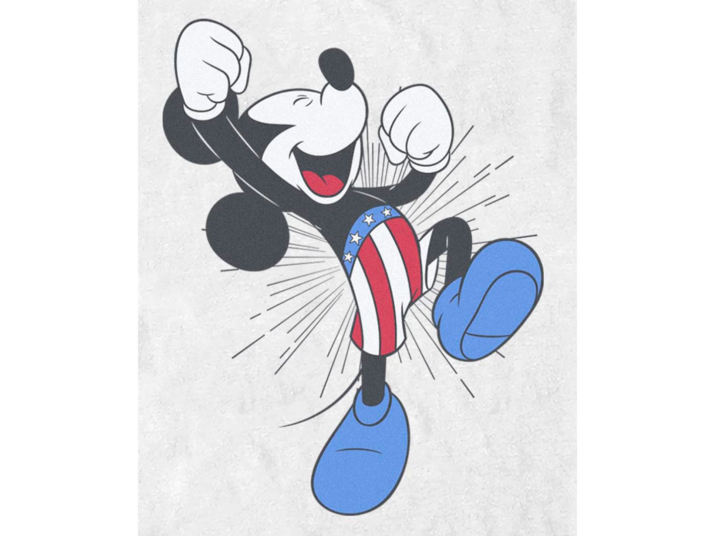 Мужская футболка Fifth Sun Mickey Cheer Graphic, цвет: Белый — фото 3