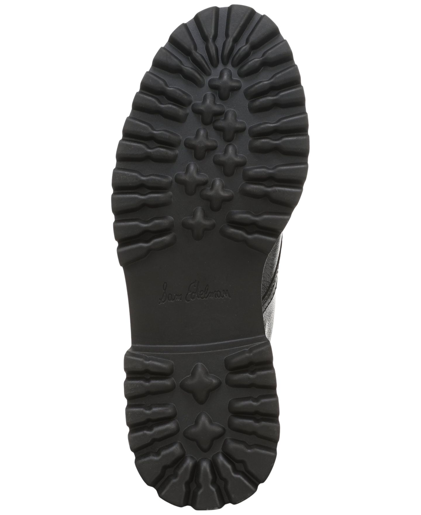 Женские ботинки Sam Edelman Grove Zipper Short, цвет: Чёрный кожаный — фото 5