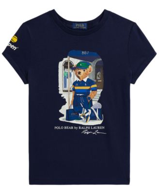 Girls' 7-16 US Open Polo Bear Short-Sleeve T-Shirt