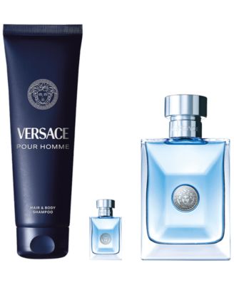 Versace 3-Piece Pour Homme Eau de Parfum Gift Set - Macy's