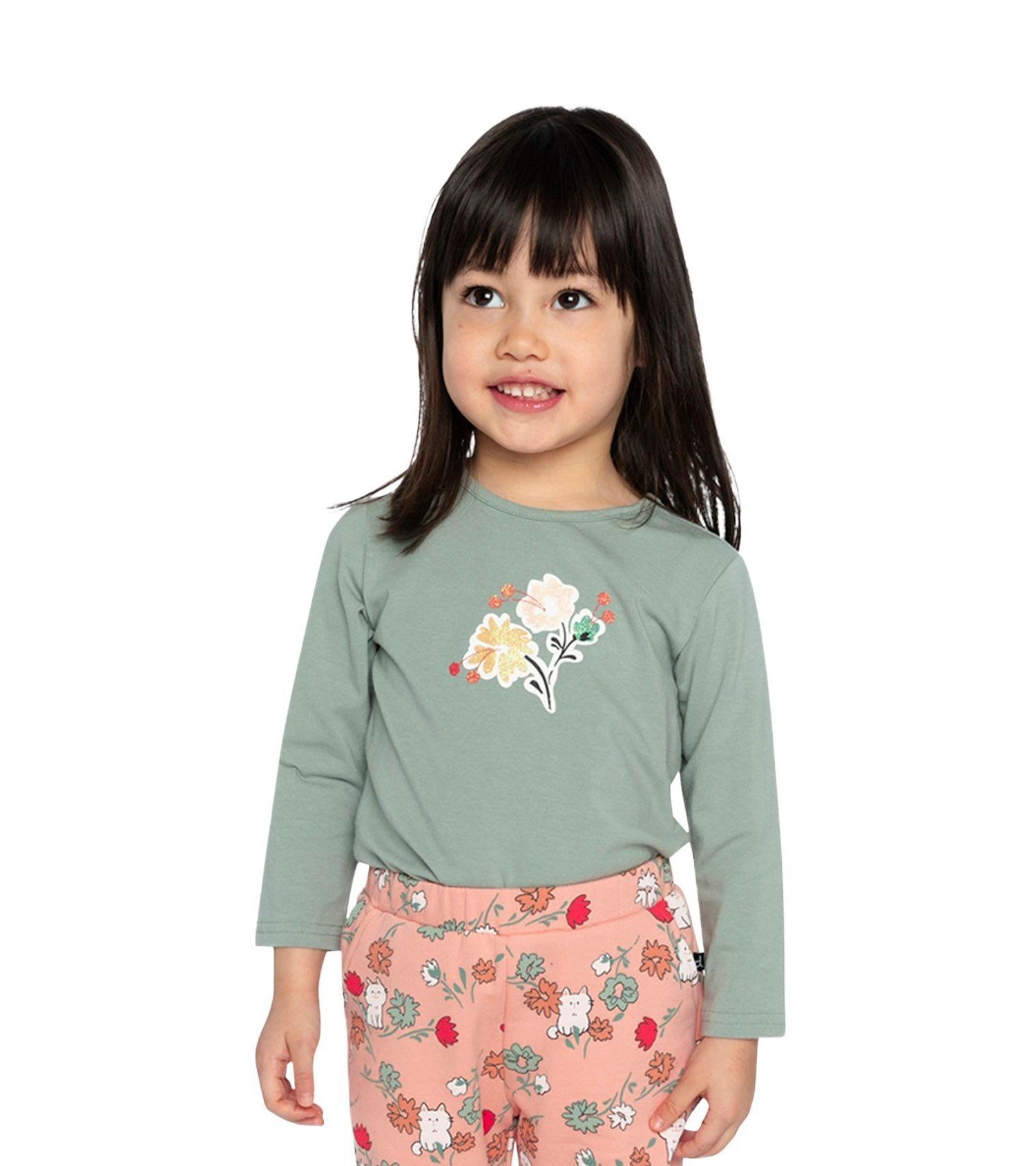 Baby Girl (12M - 24M) Cotton Long Sleeve T-Shirt