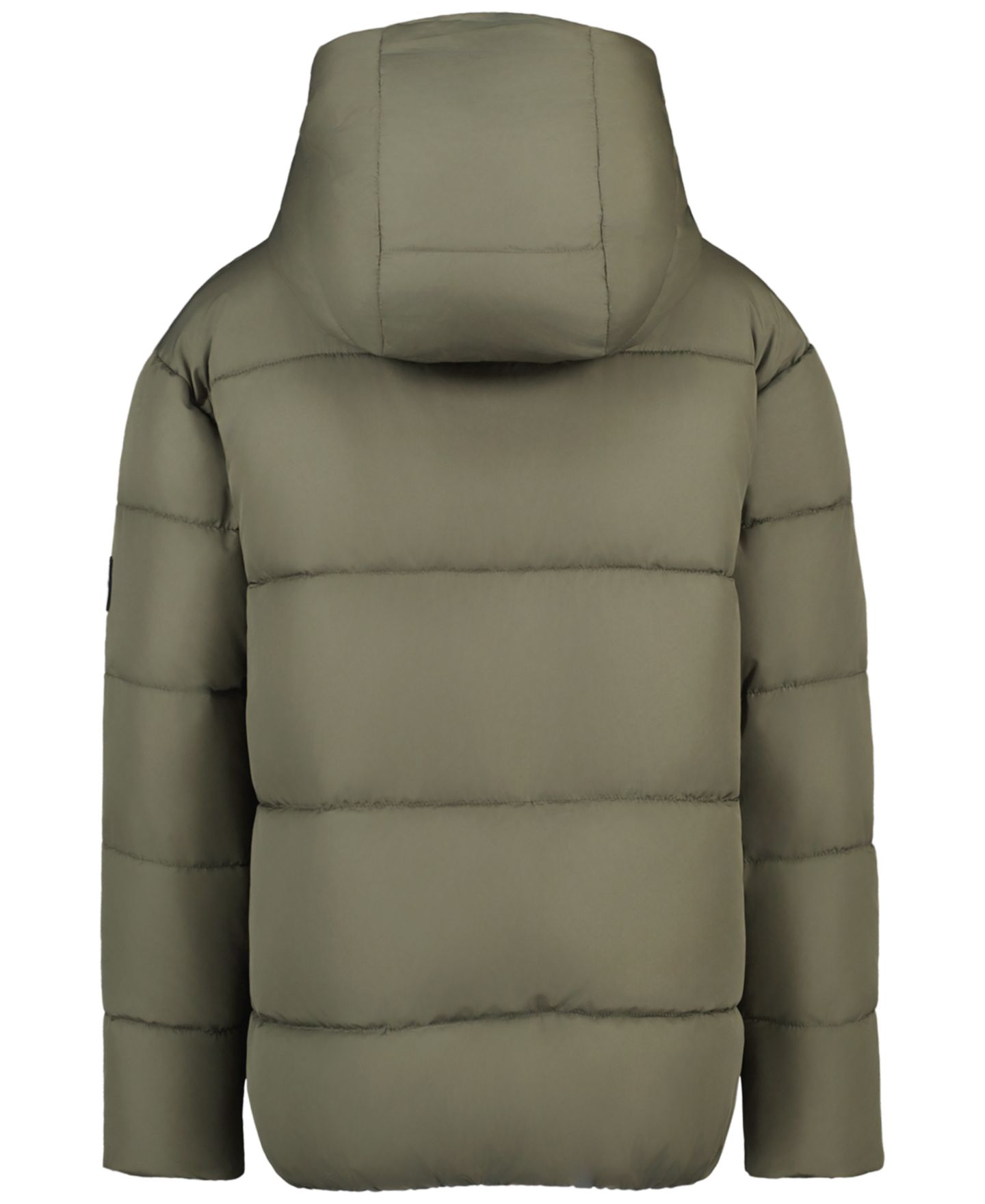Куртка Calvin Klein Relaxed-Fit Long-Sleeve Puffer для мальчиков, цвет: Чёрный — фото 7