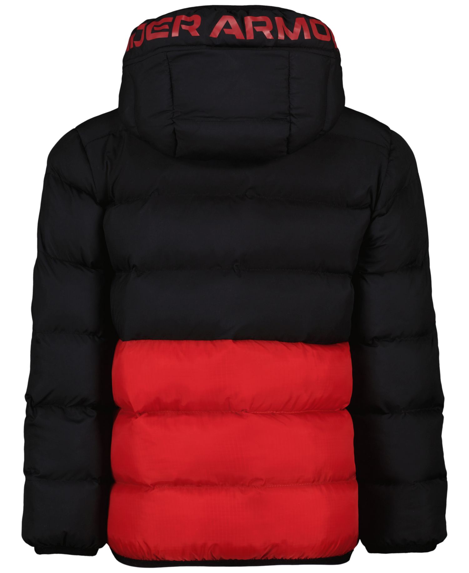 Boys' 8-20 Logo Full-Zip Puffer Hooded Jacket