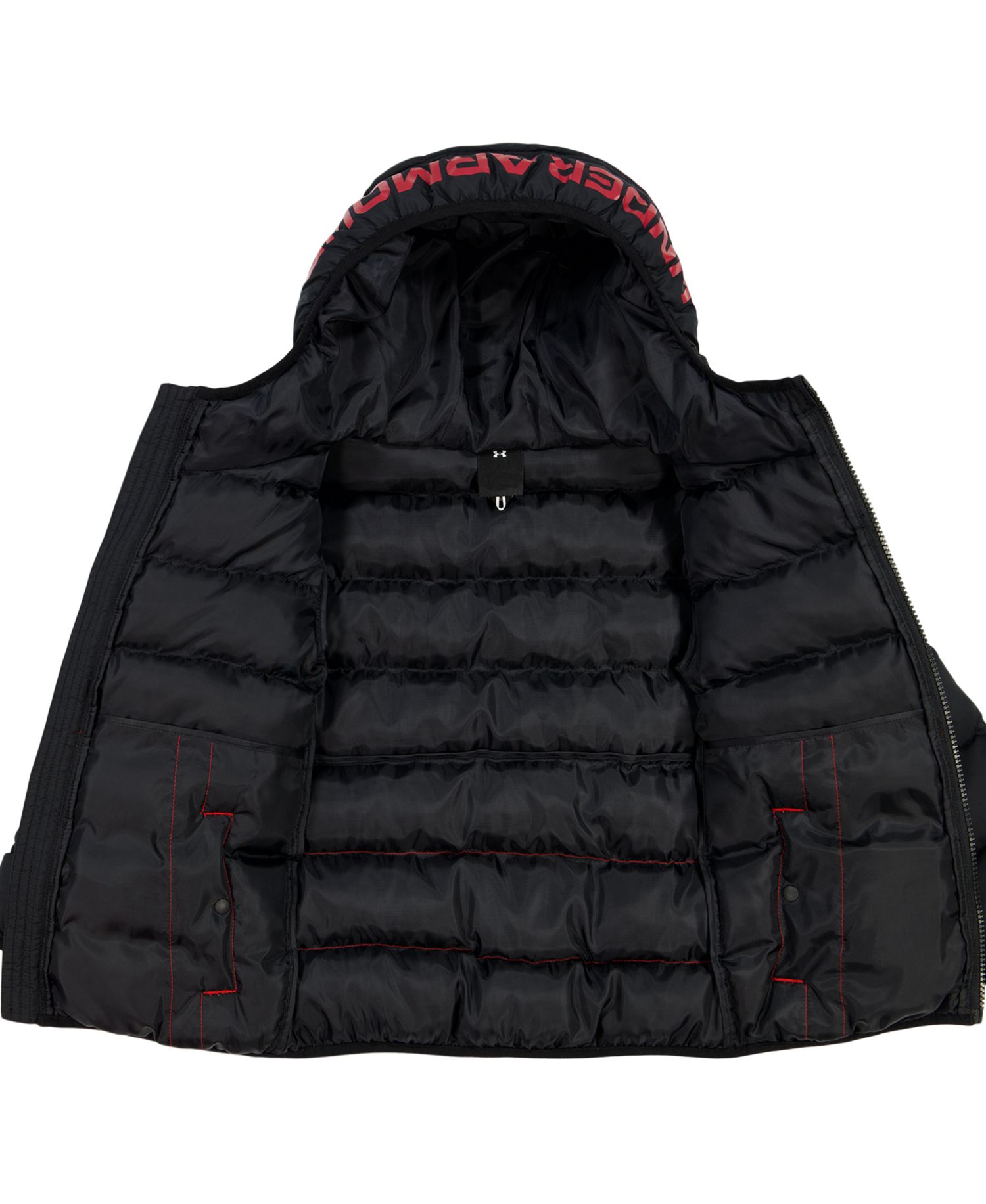 Boys' 8-20 Logo Full-Zip Puffer Hooded Jacket