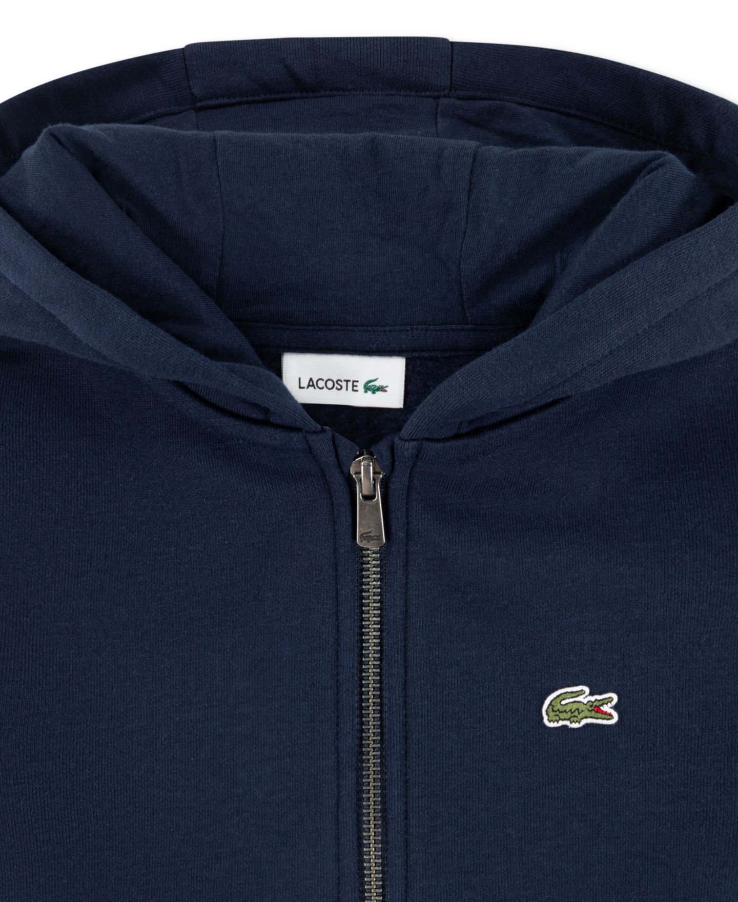 Худи Lacoste Long-Sleeve Full-Zip для мальчиков, цвет: Морской — фото 3