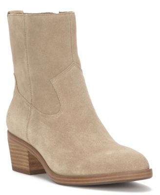 Women's Flara Leather Almond Toe Ankle Booties