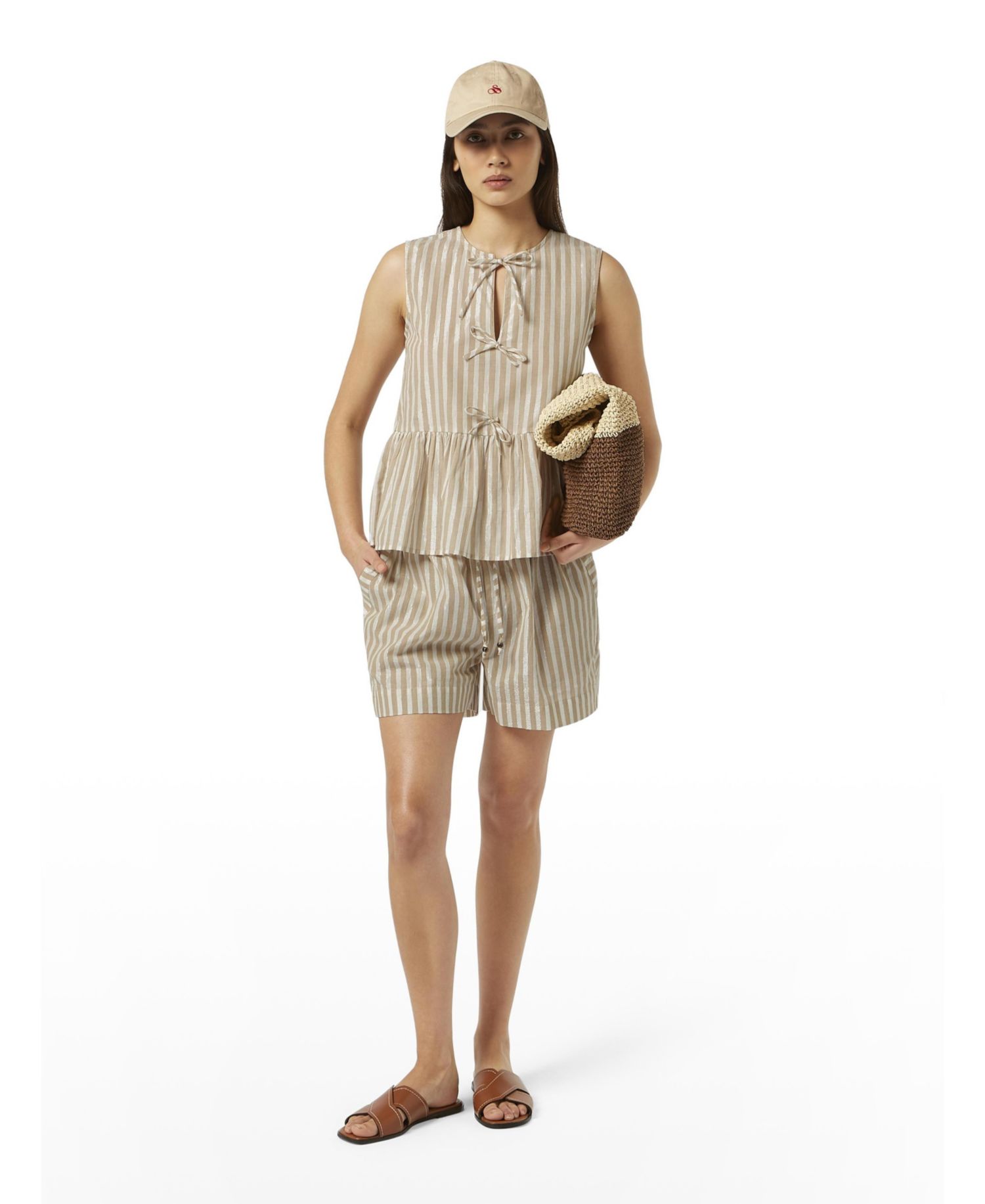 Women's Bow Details Top