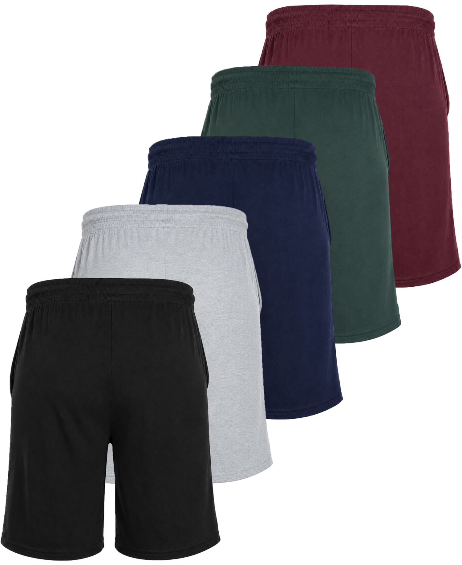 Men's Cotton Lounge Shorts, 5-Pack