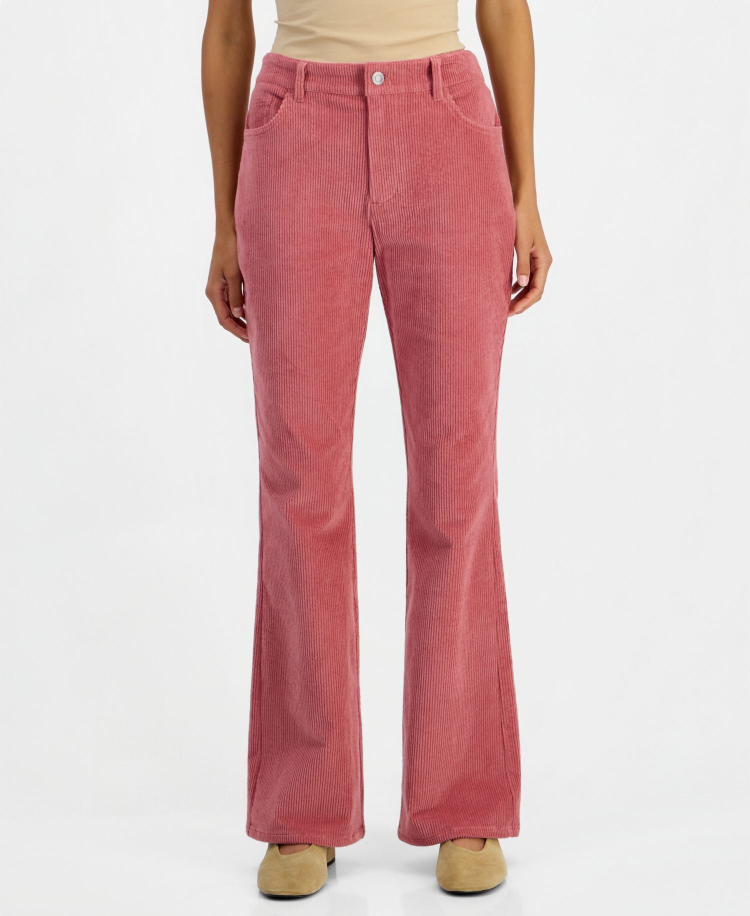 Petite Corduroy Flare Pants
