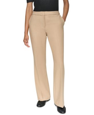 Women's Low-Rise Flare Trousers Pants
