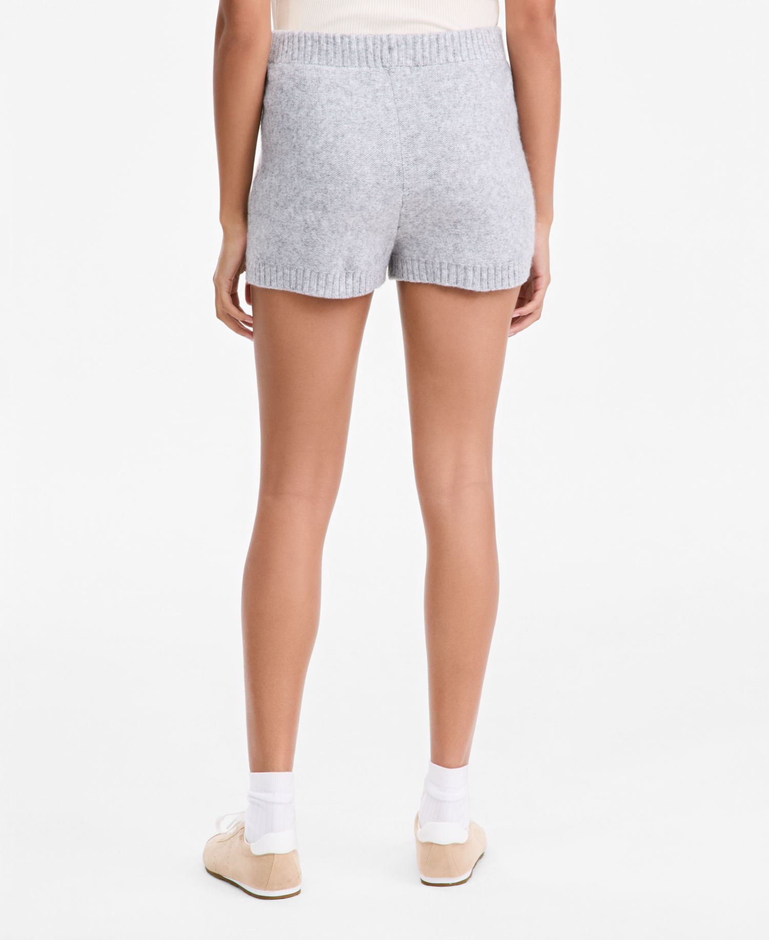 Women's Cable-Knit Pull-On Mid-Rise Shorts
