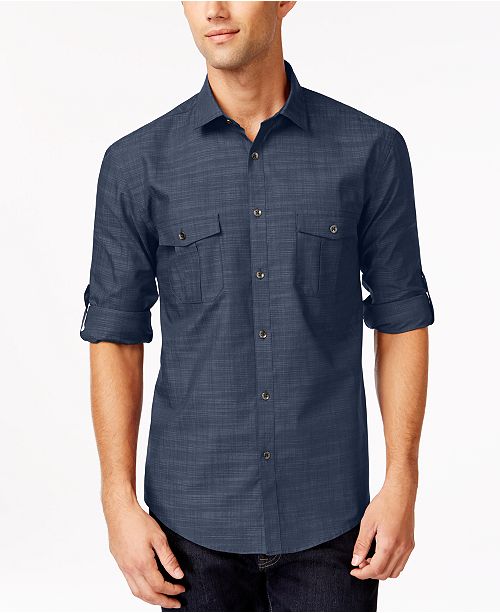 Alfani Men S Warren Long Sleeve Shirt Created For Macy S