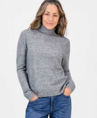Petite Mock Neck Luxsoft Sweater