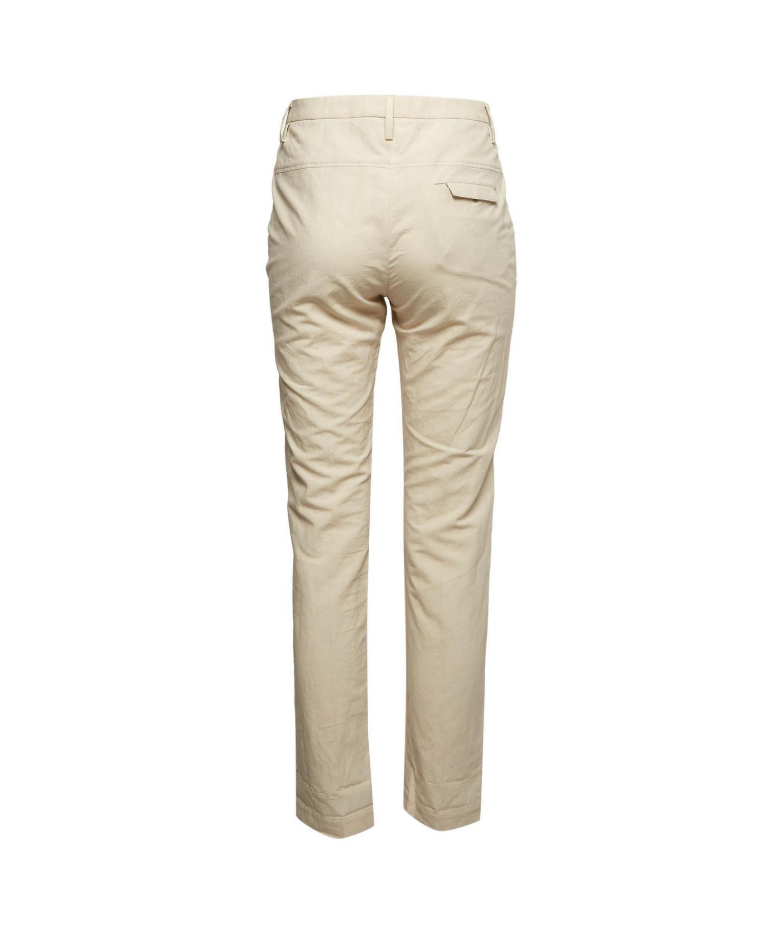 Women's Linen Blend Straight Fit Trousers