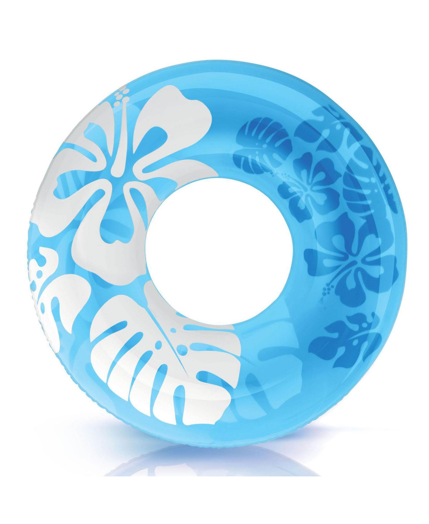 Детские игрушки Intex Colorful Transparent Inflatable Swimming Pool Single Ring Float — фото 3