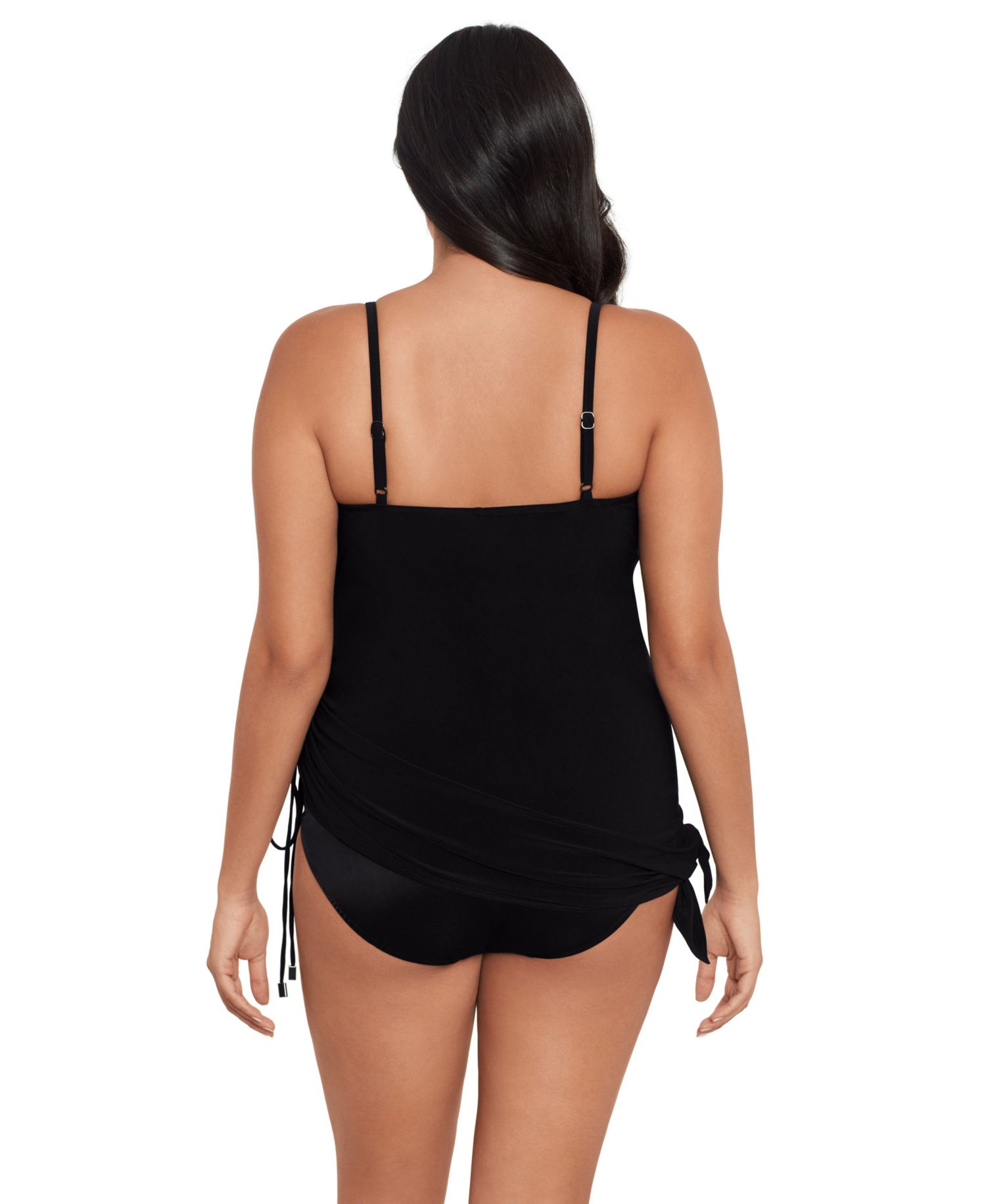 Plus Size Scoop Neck Underwire Swim Dress