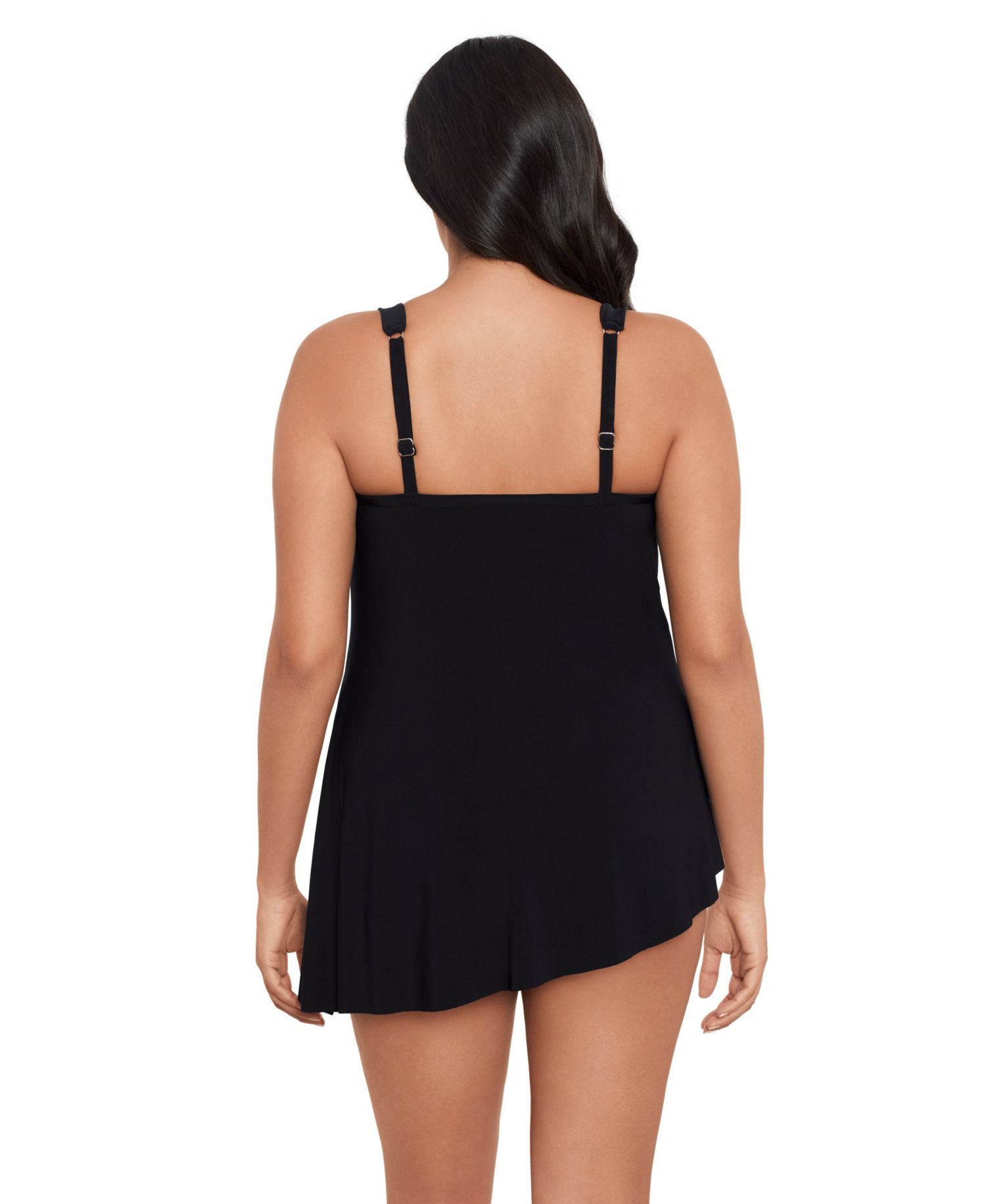 Plus Size Solids Winnie V-Neck Tankini Top
