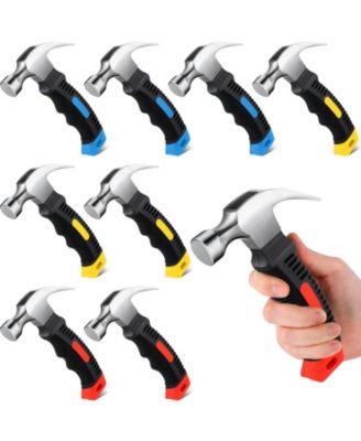 Small Claw Hammer Soft Rubber Handle Home Repair DIY Tool