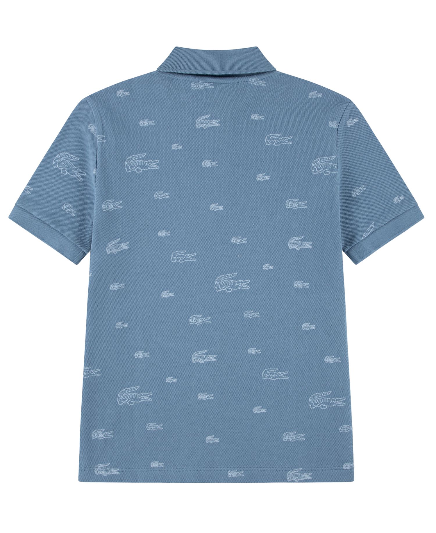 Boys' 10-16 Short-Sleeve Line Croc Printed Polo Shirt
