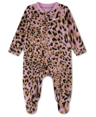 Baby Girls' Allover Printed Footed Coverall