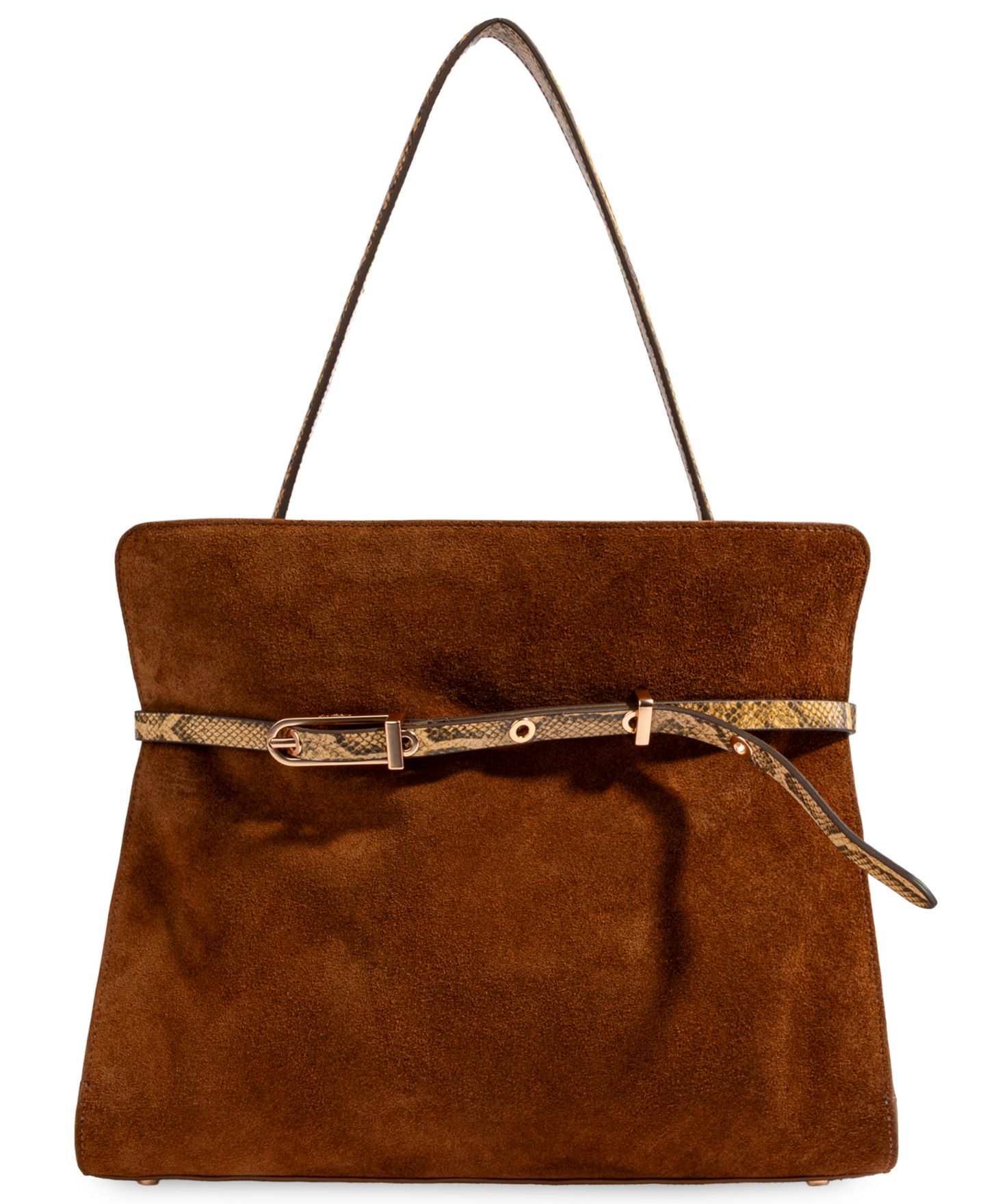 Женская сумка Sam Edelman Florence Large Satchel Handbag, цвет: Рыжевато-коричневый — фото 1
