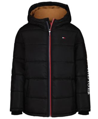 Boys' 8-20 Logo Puffer Jacket