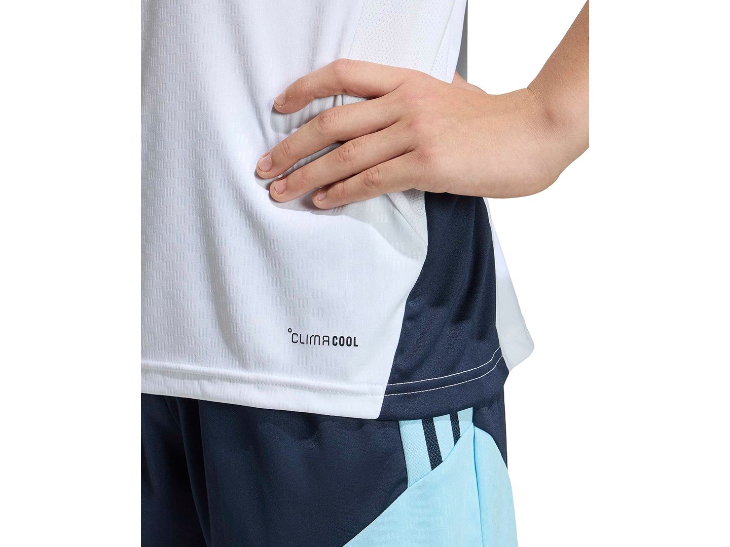 Футболка adidas Argentina 26 Tiro Short-Sleeve Training T-Shirt для мальчиков, цвет: Белый — фото 4