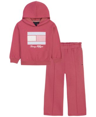Girls' 2T-6X Long-Sleeve Hoodie and Pants, 2-Piece Set