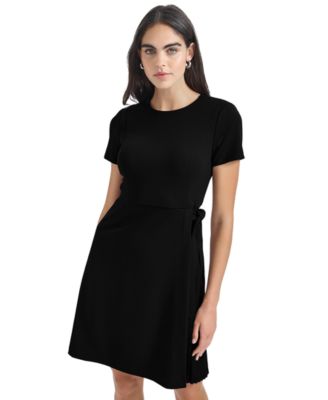 Petite Pleated A-Line Dress thumbnail 2