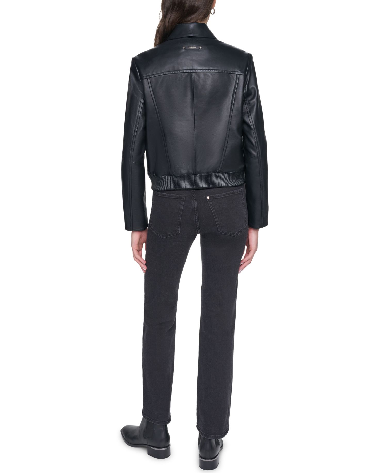 Women's Smooth Lamb Bomber Jacket