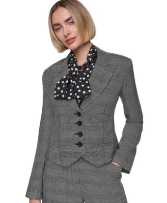 Women's Four-Button-Front Short Waiter Blazer