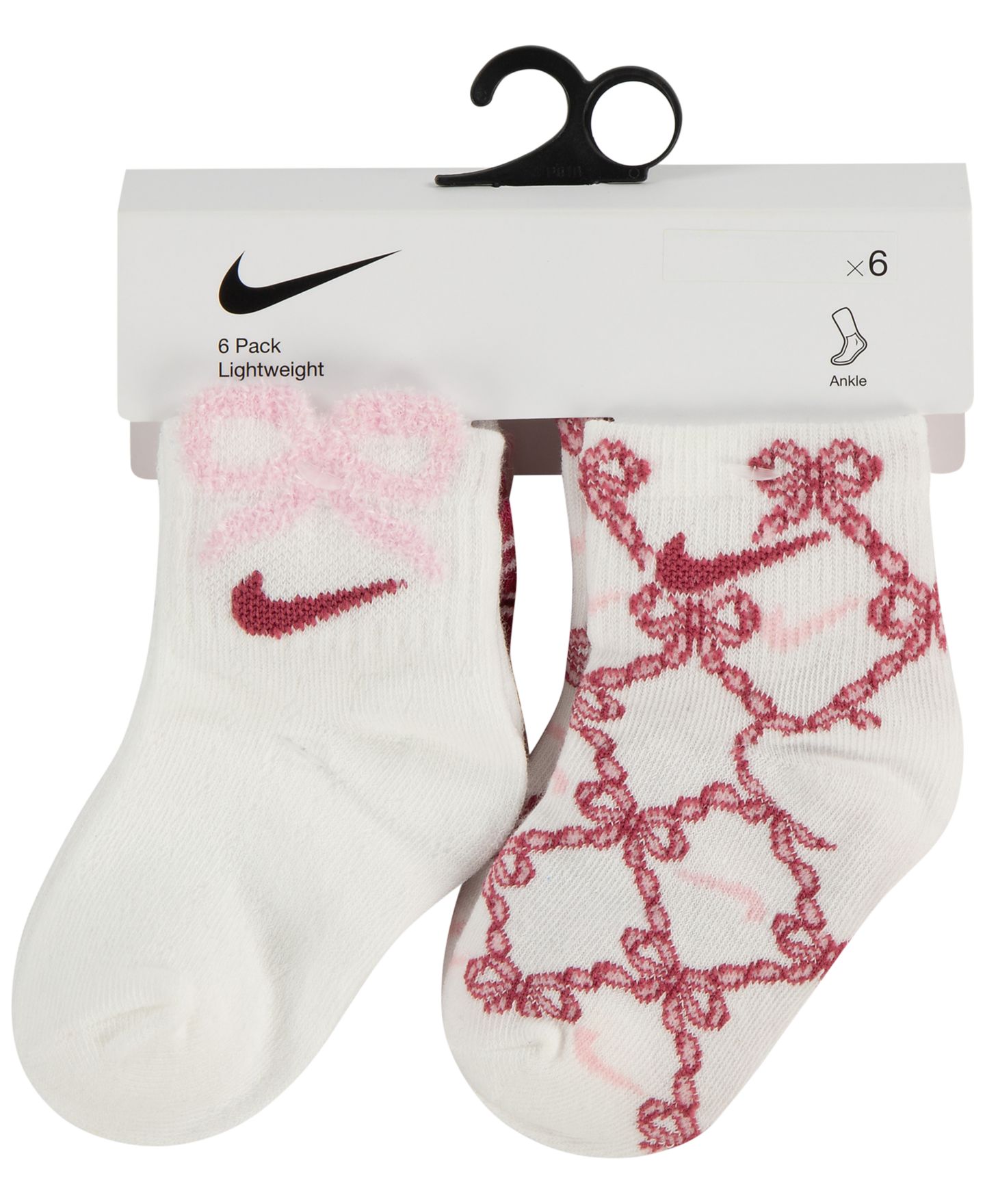 Детские носки Nike Ready Set Grow, набор из 6 пар, 6-24 мес, цвет: Молочный — фото 3
