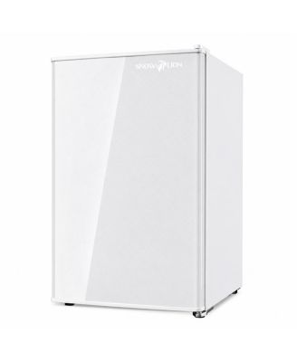 2.3 Cu. Ft. Freestanding Mini Fridge, 65L Compact Refrigerator, Solid Door, Quiet Cooling, Under-Counter, White
