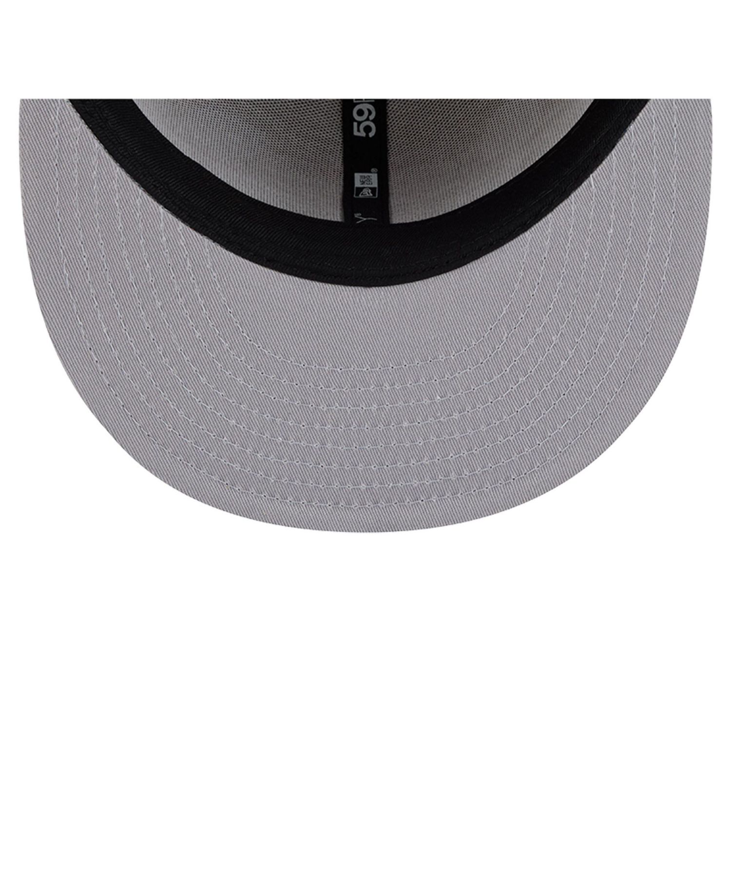 Men's Tan New York Mets Fruit Sticker 59FIFTY Fitted Hat