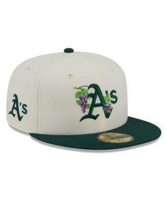 Men's White/Green Athletics Blossom 59FIFTY Fitted Hat