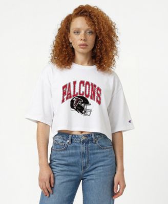 Women's Atlanta Falcons Boyfriend-Cropped T-Shirt