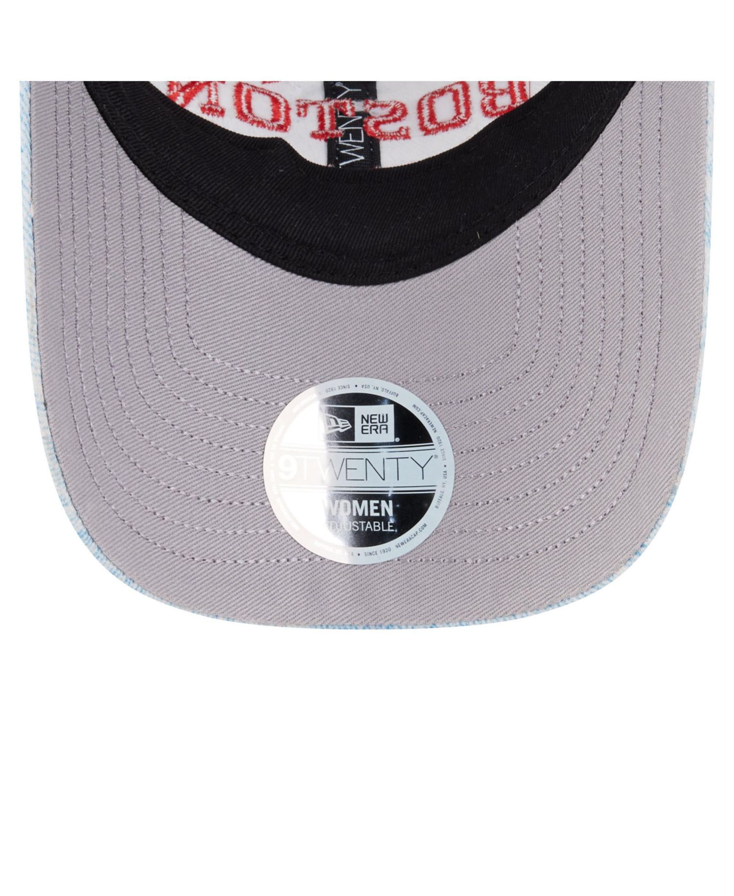 Women's Light Blue Boston Red Sox Daisy All Over 9TWENTY Adjustable Hat