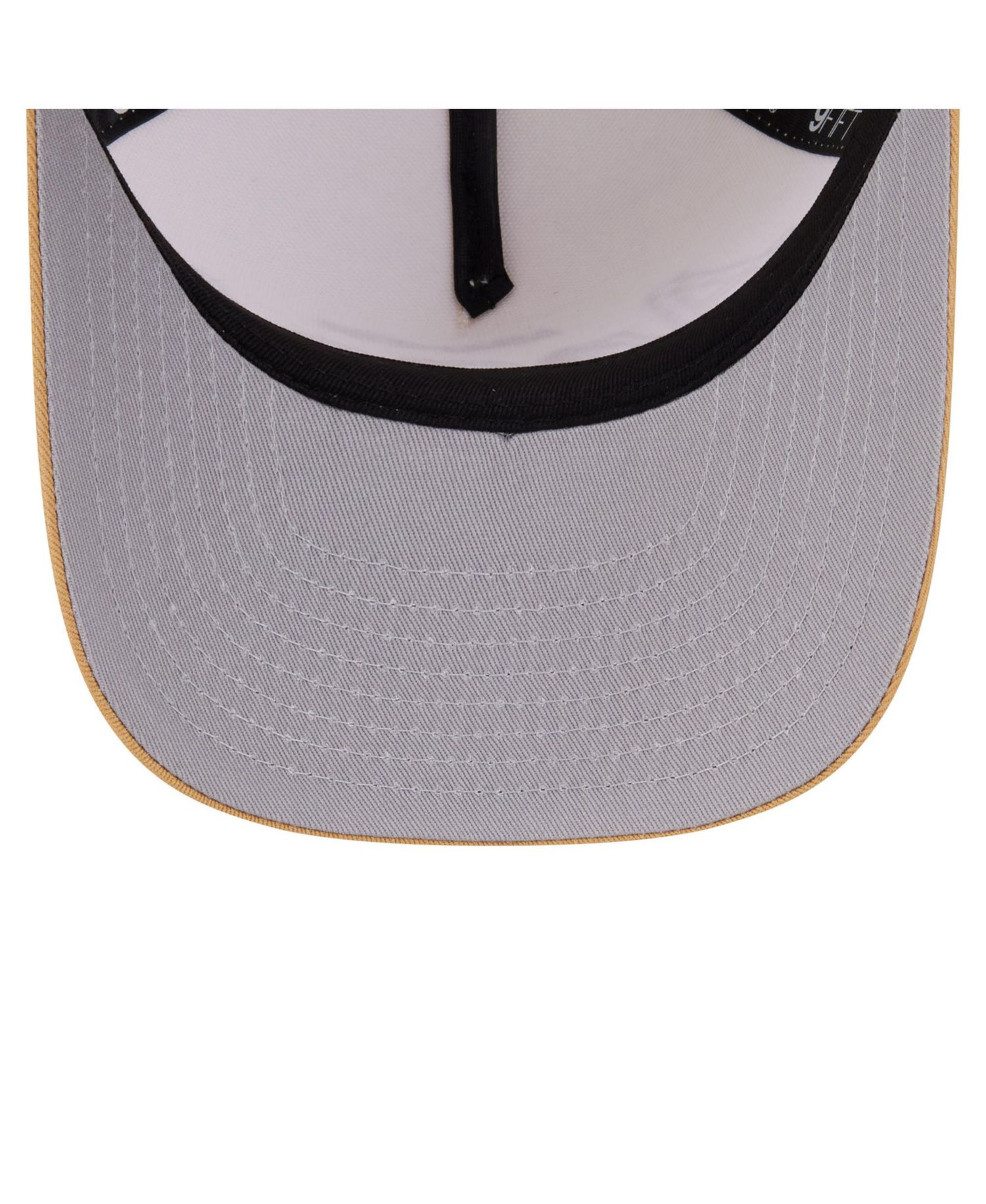 Men's Cream Los Angeles Angels Herringbone 9FIFTY A-Frame Snapback Hat