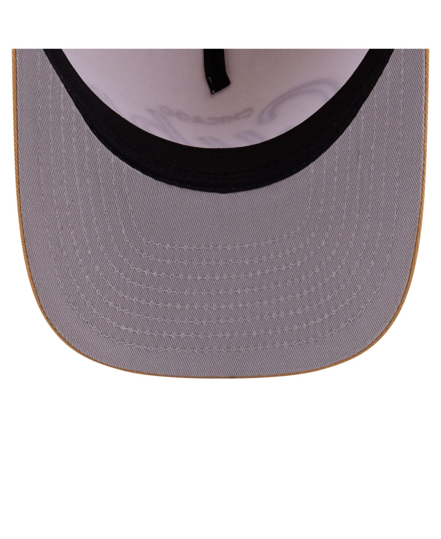 Мужская кепка New Era Cream Chicago Cubs Herringbone 9FIFTY A-Frame Snapback Hat — фото 2