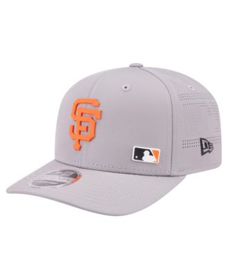 Men's Gray San Francisco Giants Laser Perforated 9SEVENTY Adjustable Hat