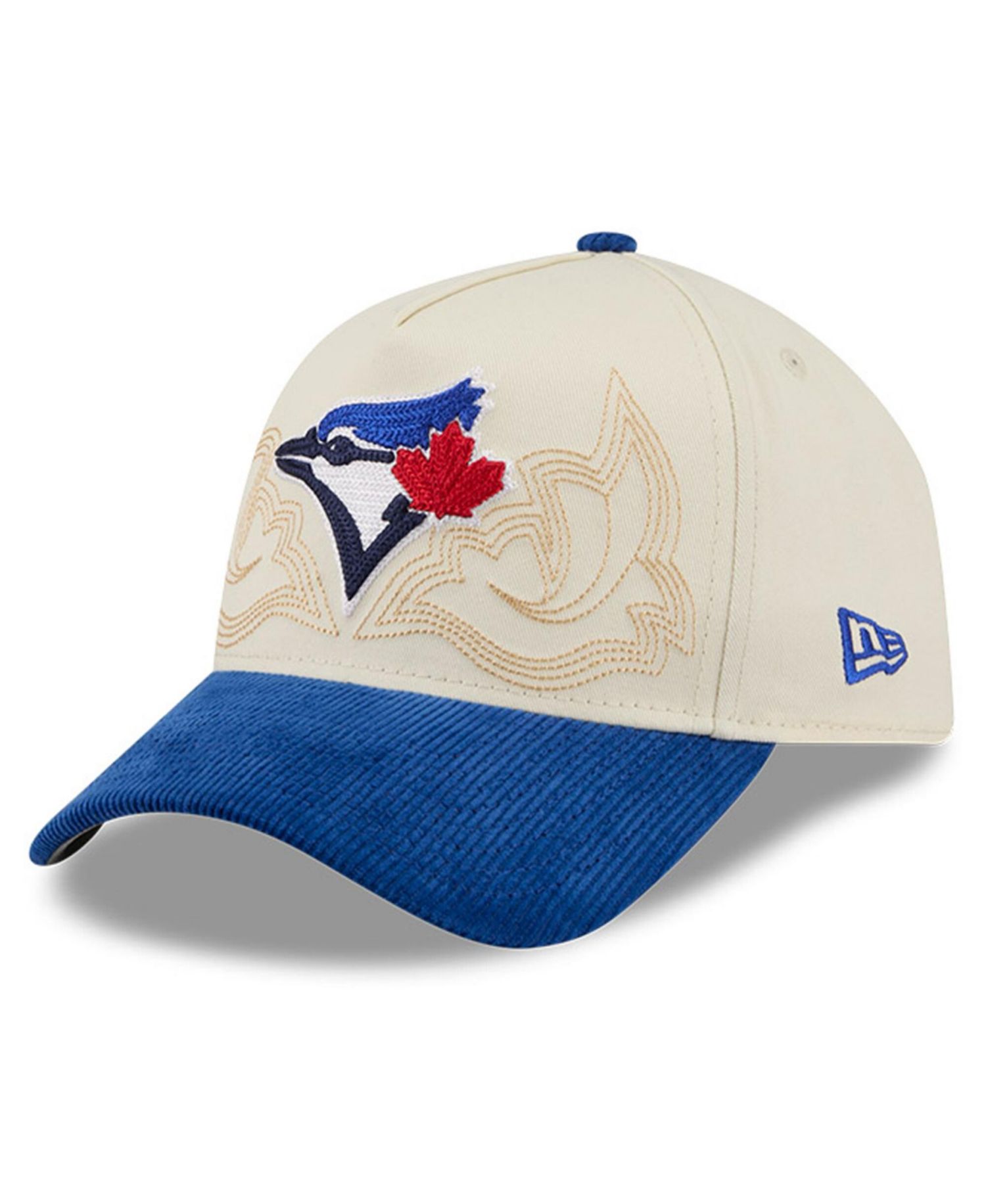 Men's Stone Toronto Blue Jays Western Stitch 9FORTY A-Frame Adjustable Hat