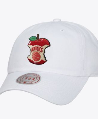 Men's White New York Knicks Apple Bite 1904 Adjustable Dad Hat