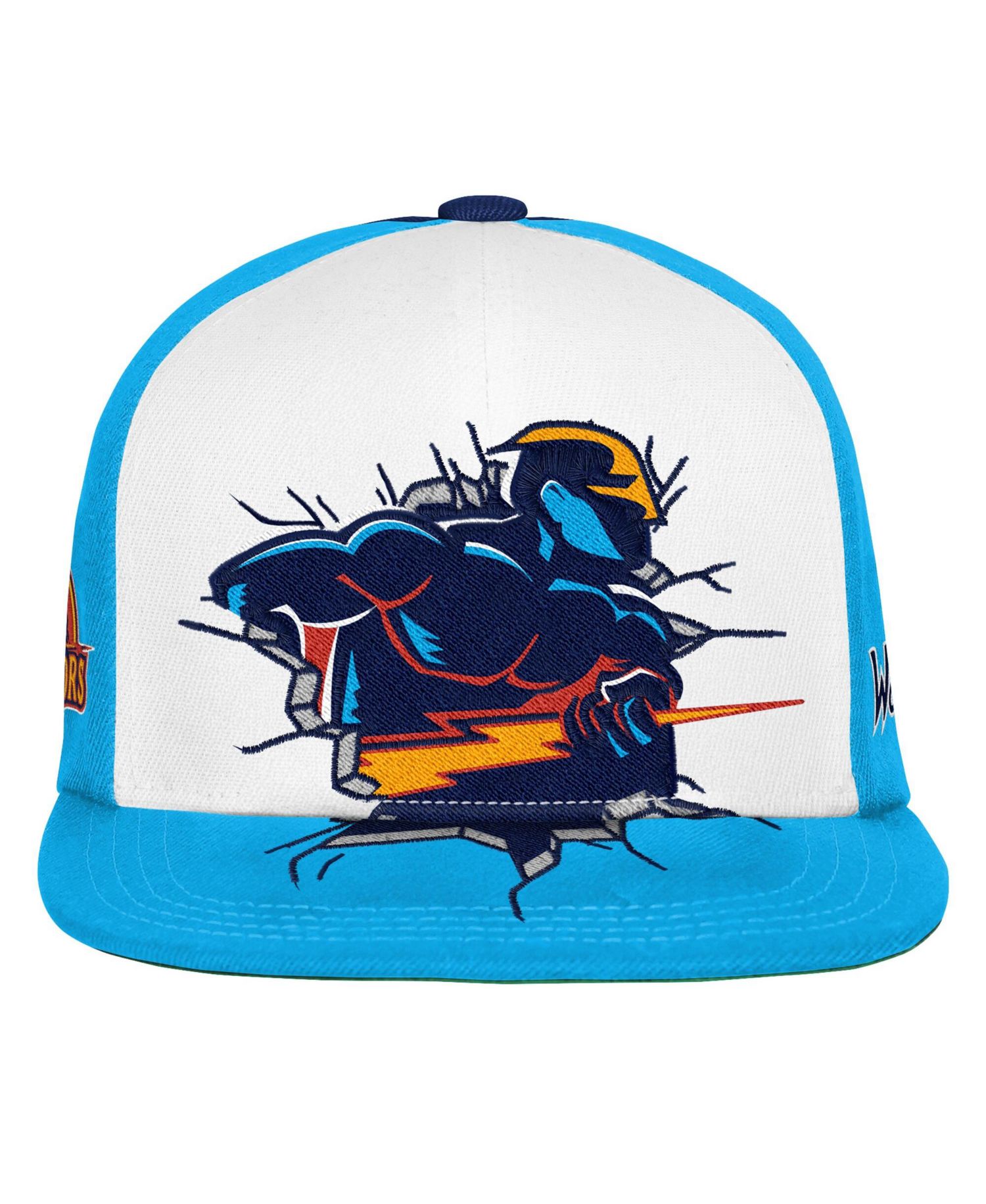 Big Boys and Girls Light Blue Golden State Warriors Mascot Snapback Hat