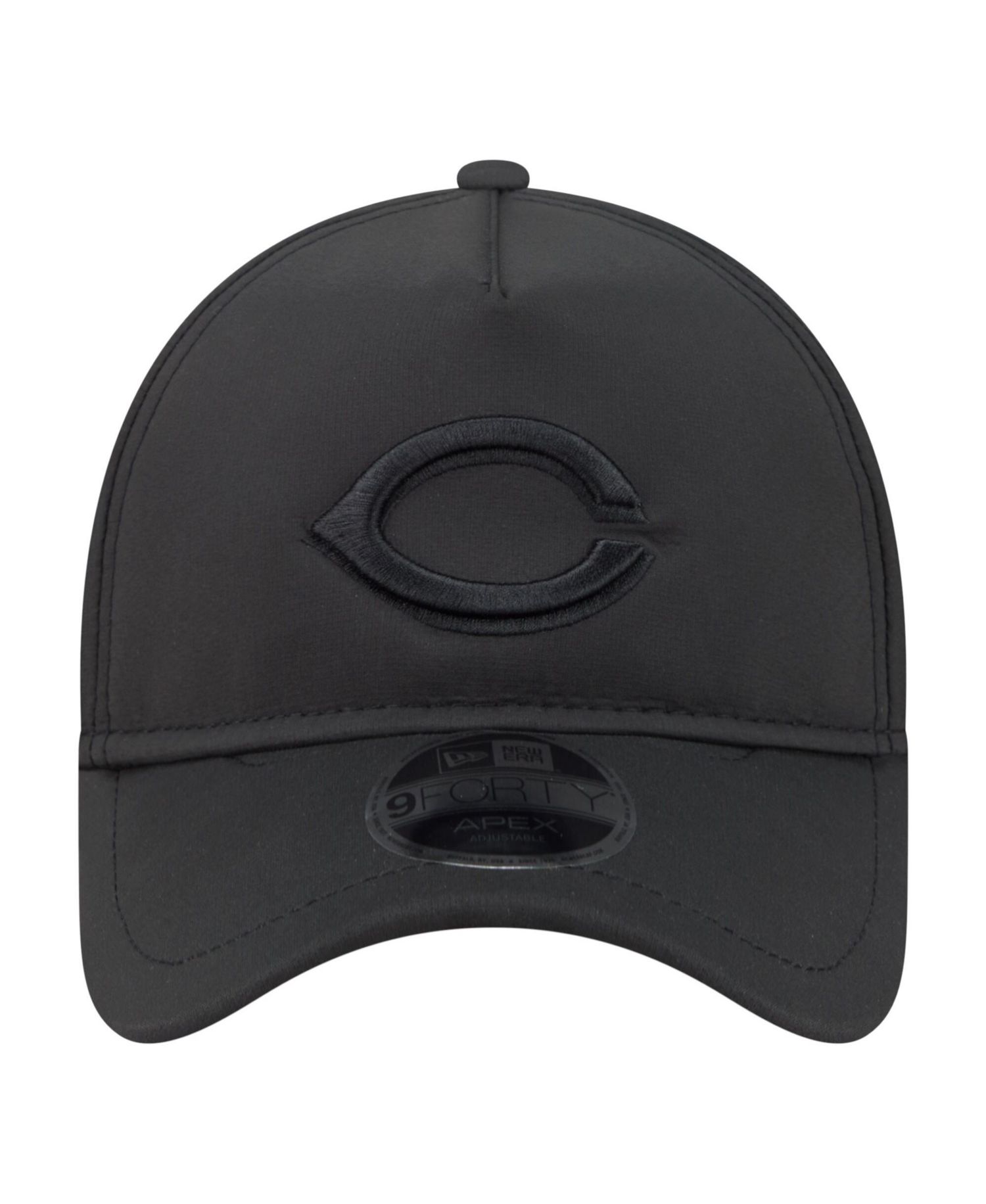 Men's Black Cincinnati Reds Injection Apex 9FORTY Adjustable Hat