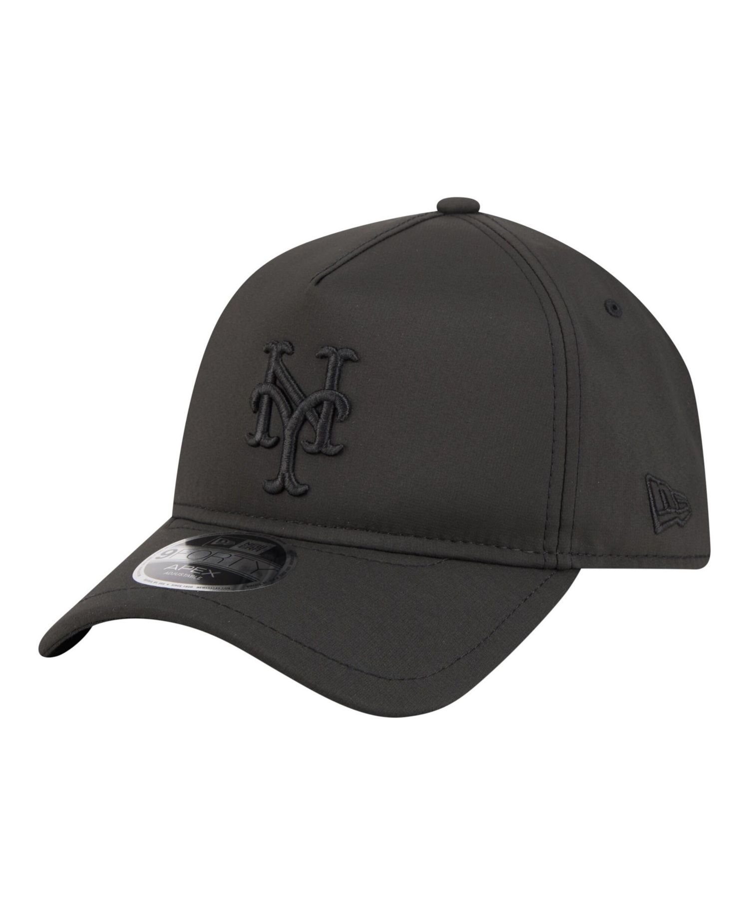 Men's Black New York Mets Injection Apex 9FORTY Adjustable Hat