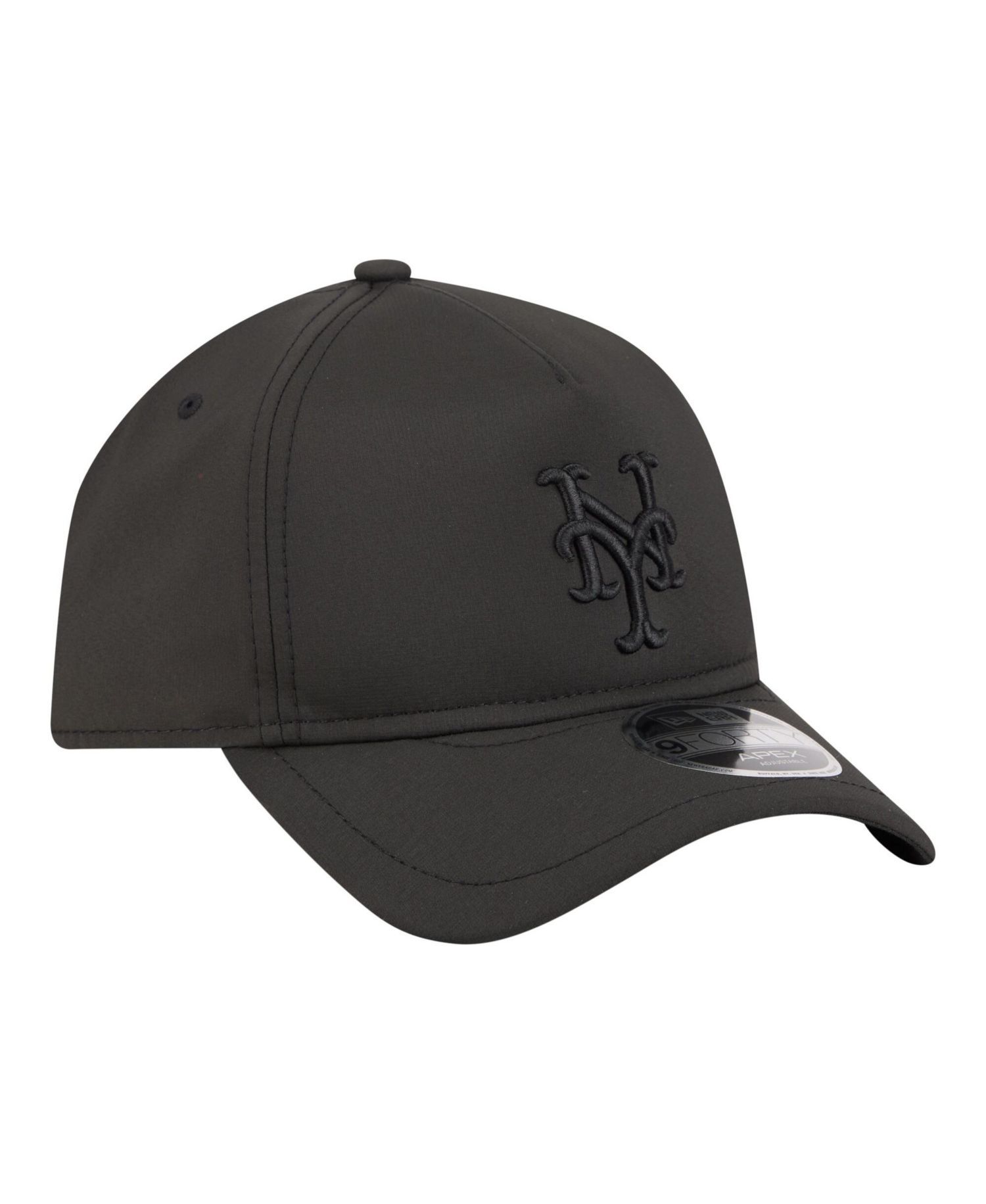 Men's Black New York Mets Injection Apex 9FORTY Adjustable Hat