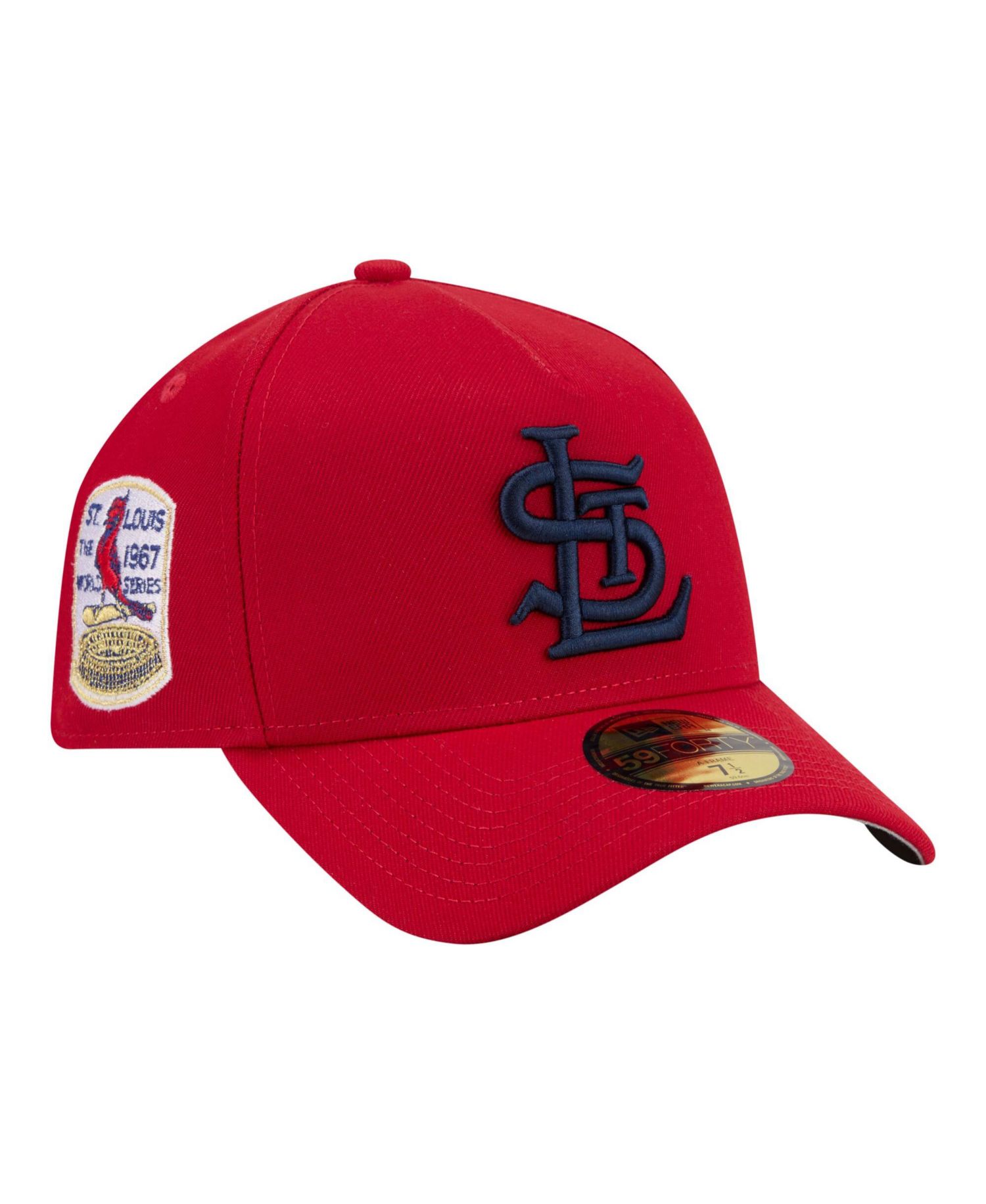 Men's Red St. Louis Cardinals A-Frame 59FORTY Fitted Hat